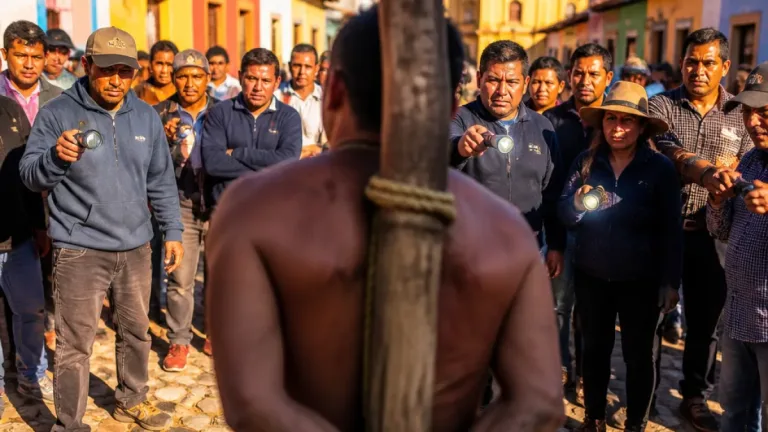 Vecinos de San Cristobal de las Casas retienen a un hombre señalado por presunta agresión sexual contra una menor