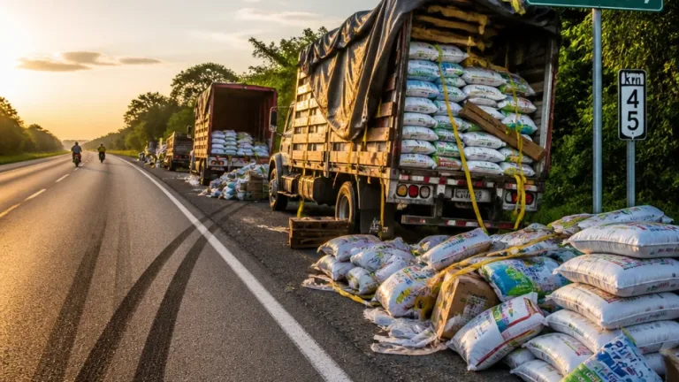 Veracruz, epicentro nacional del robo de insumos agrícolas en carreteras