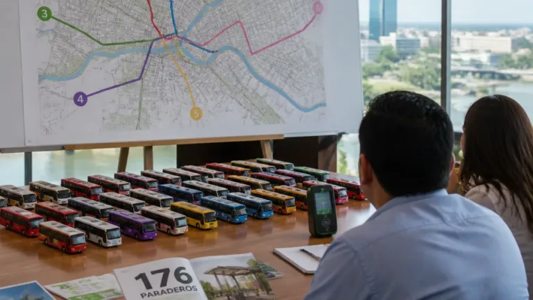 Villahermosa: gobierno estatal anuncia 33 camiones, seis rutas y 176 paraderos en nuevo transporte
