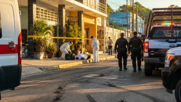 Violencia en Poza Rica: asesinan a un hombre frente a hotel y hay persecución con ponchallantas