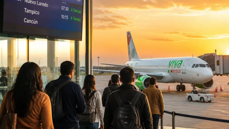 Viva Aerobus lanzará ruta Nuevo Laredo–Tampico–Cancún a partir del 14 de noviembre