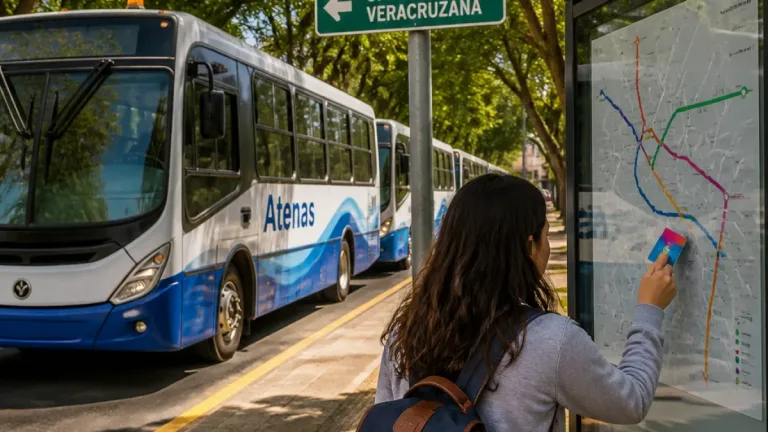 Xalapa prepara red de cinco rutas del nuevo transporte Atenas; operará a mediados de septiembre