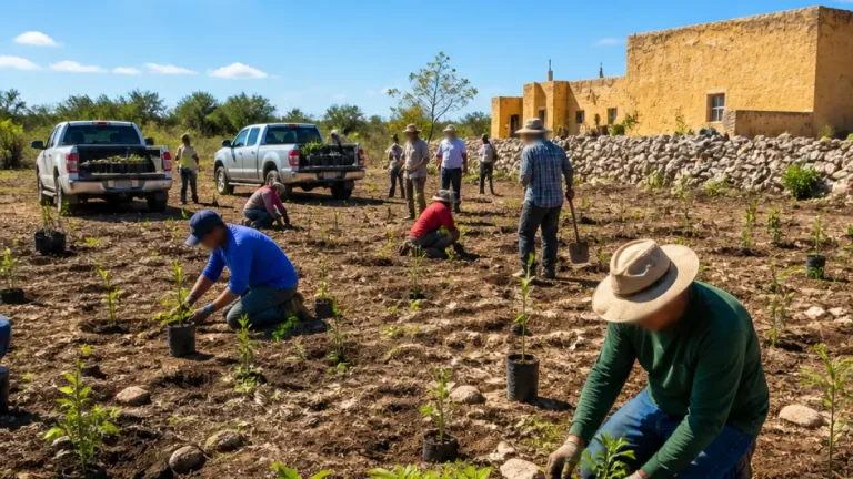 Yucatán inicia reforestación de 292 hectáreas con más de 64 mil plantas nativas