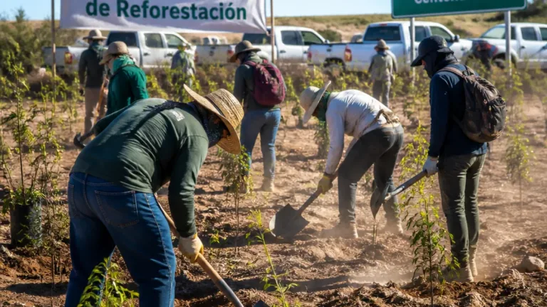 Zacatecas suma más de 6 mil plantas en jornada de reforestación nacional