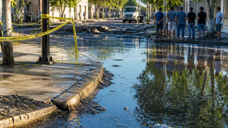 Zapopan: vecinos de Santa Ana Tepetitlán exigen solución a fuga de aguas negras que persiste días