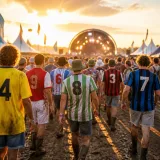 Retro voetbalshirts domineren festivalbeeld: nostalgie, sociale herkenning en modegrenzen vervagen