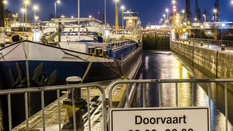Amsterdam-Rijnkanaal ’s nachts dicht voor grote schepen: gevolgen voor scheepvaart en havens