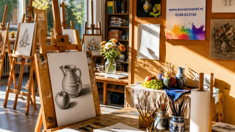Barendrecht: Kunst Creatief hervat cursussen tekenen en schilderen vanaf 14 september