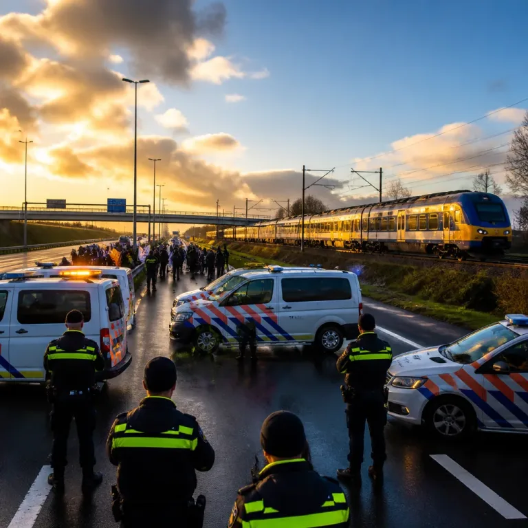 Kabinet en veiligheidsinstanties: bij snelweg- of spoorblokkades doorgaans strafrechtelijk optreden