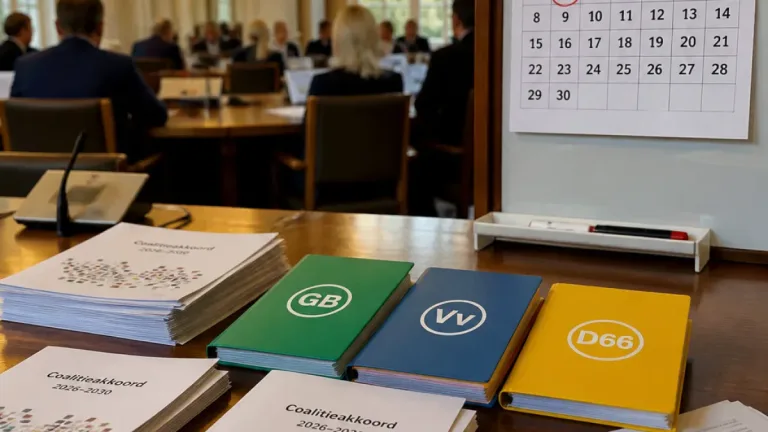 Coalitie in de maak: VVD, PRO en GBLV naderen akkoord voor Leidschendam‑Voorburg
