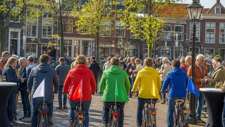 Formerende partijen gaan op 27 augustus met fiets door Leiden om inwoners te spreken