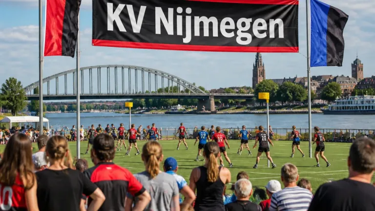 Korfbalvereniging Nijmegen officieel gestart na fusie van twee Nijmeegse clubs