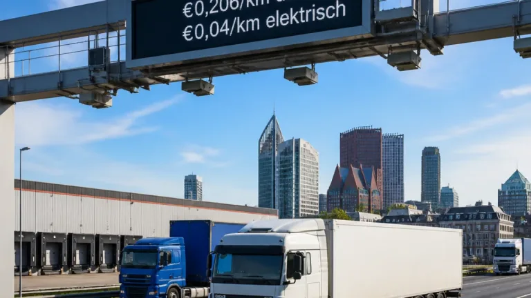 Vrachtwagenheffing stijgt 2,6% per 1 januari 2027: wat dat betekent voor transporteurs in Zuid‑Holland