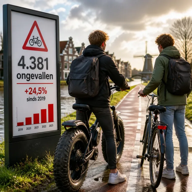 Fietsongelukken nemen toe: elektrische fietsen en fatbikes wijzen stijging aan