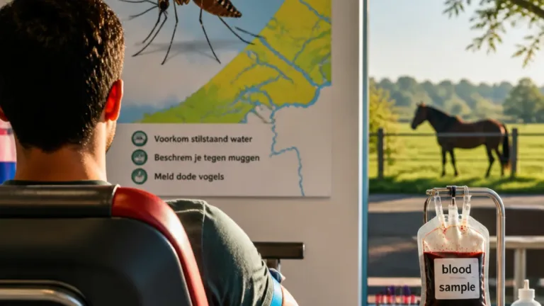 Westnijlvirus vastgesteld bij bloeddonor: RIVM ziet verspreiding in Nederland
