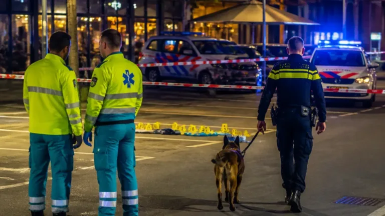 Zoektocht naar automobilist na aanrijding bij horecagelegenheid in Leiden