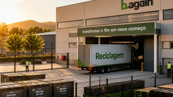Braga recebe primeira fábrica nacional de reciclagem de baterias com capacidade para 7.000 toneladas/ano