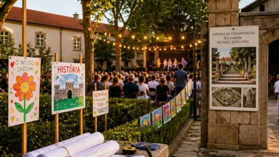 Castelo Branco celebra Jardim do Paço e prepara intervenção de conservação com escolas e comunidade