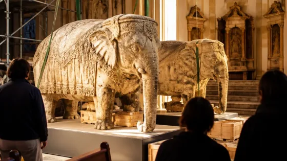 Elefantes de Santarém regressam ao Alporão e voltam a integrar núcleo museológico