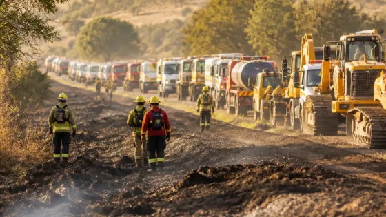Incêndio em Cedães entra em fase de resolução e mobilizou operacionais em Mirandela