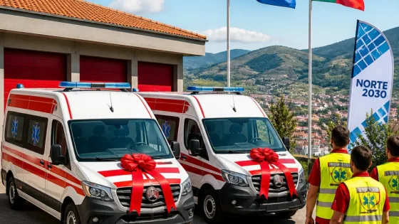 Peso da Régua: duas novas ambulâncias reforçam resposta de emergência no concelho