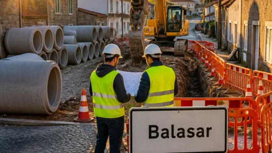 Póvoa de Varzim arranca obras de saneamento em Balasar para ligar 250 habitações