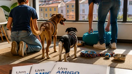 Projeto nos Açores alia cães de canil a visitas a idosos para combater solidão e abandono