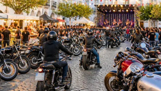 Serpa despede primeiro Moto Fest com passeio de motos, música e sabores locais