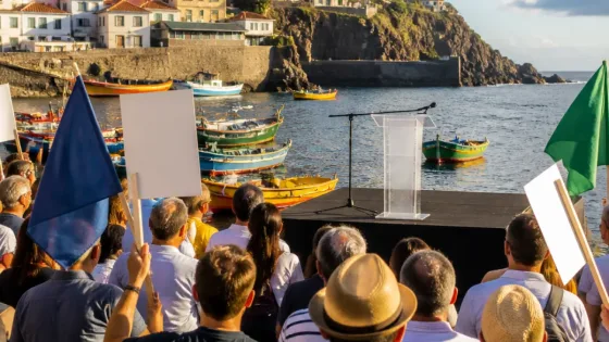 Ventura acusa Madeira de uma «epidemia de corrupção» durante comício em Câmara de Lobos