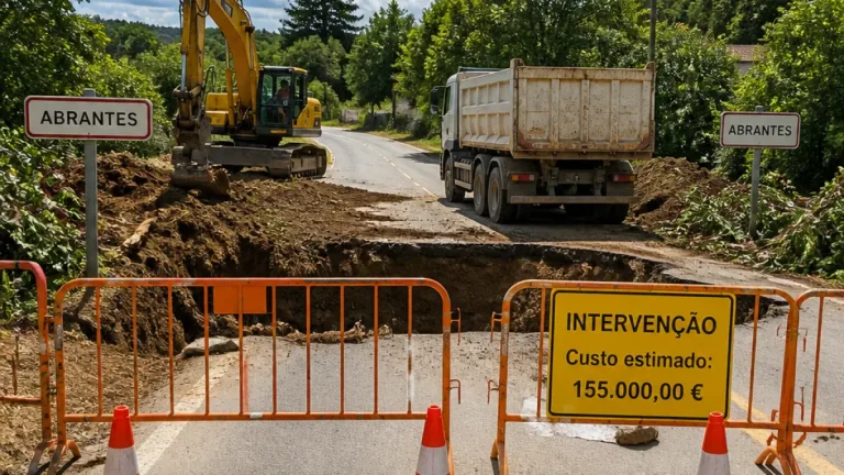 Abrantes aprova reparação de estrada entre Amoreira e Martinchel com custo de 261,6 mil euros
