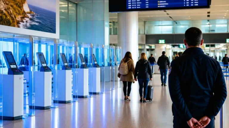 Aeroporto de Faro: novas máquinas EES testadas sem filas à chegada de voo de Edimburgo