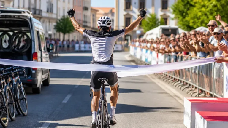 Águeda celebra triunfo local: Gabriel Varela vence etapa e lidera o Grande Prémio Alves Barbosa