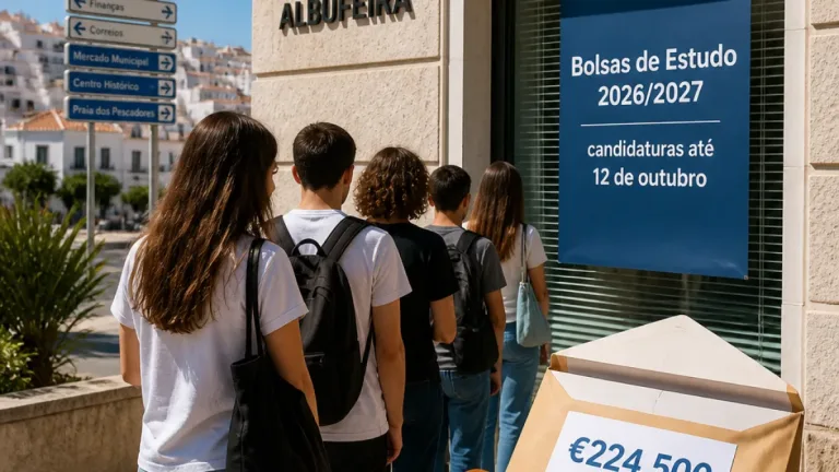 Albufeira atribui 116 bolsas de estudo para o ano letivo 2026/2027