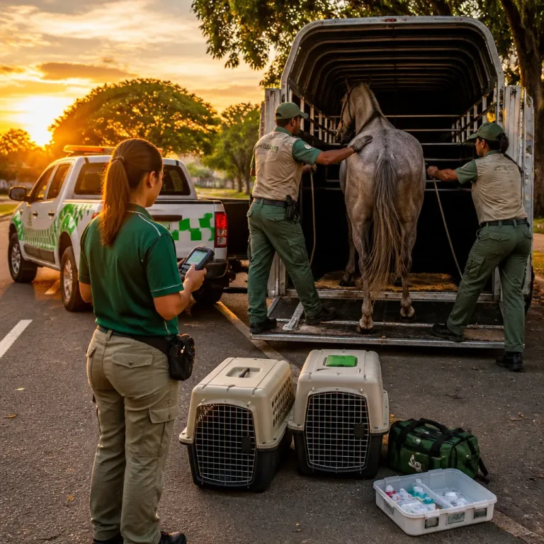 Araçatuba regista 14 ocorrências com animais de grande porte e avança para microchipagem