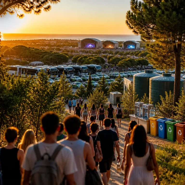 Festival O Sol da Caparica aposta em medidas para reduzir consumo de água e incentivar transportes públicos