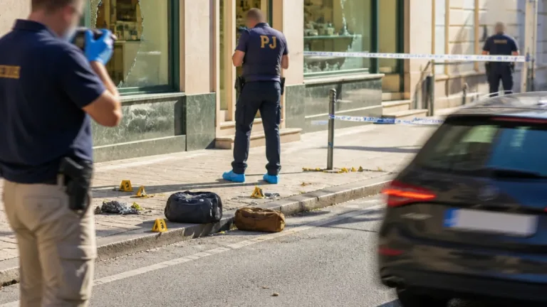 Assalto à ourivesaria em Pombal: disparos, fuga em alta velocidade e investigação a cargo da PJ