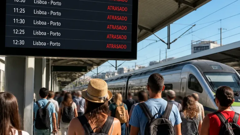 Atrasos ferroviários entre Lisboa e Porto: apenas 2,7% das ligações chegaram a horas