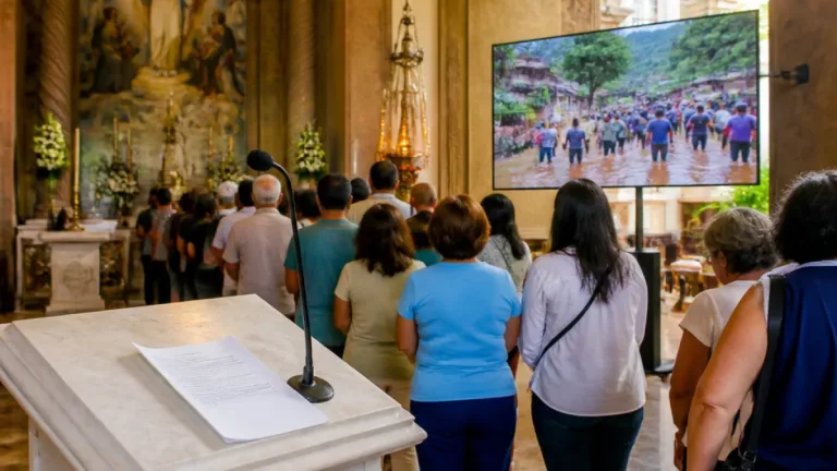 Bispo do Funchal envia mensagem aos fiéis durante festa do Monte enquanto visita comunidades na Venezuela