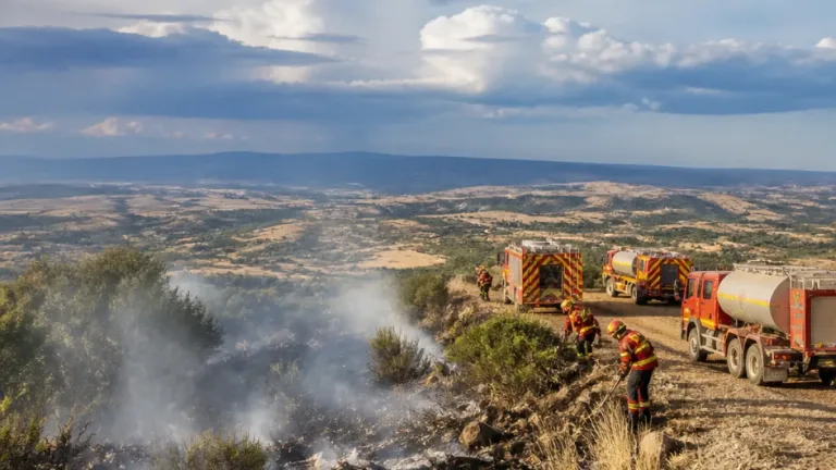 Bragança em alerta: calor e risco de trovoada mantêm vigilância sobre incêndios