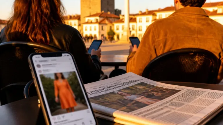 Bragança observa tendência: publicação de Ramille com vestido laranja mobiliza redes sociais
