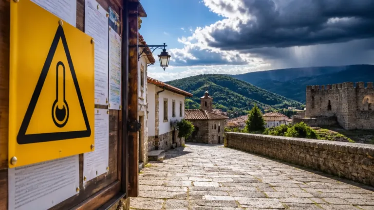 Bragança sob aviso amarelo: calor até segunda-feira e risco de trovoada com aguaceiros fortes