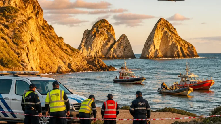 Buscas por jovem desaparecido na praia da Ursa em Sintra são suspensas até amanhã de manhã