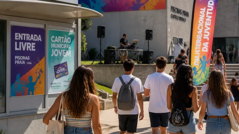 Castelo Branco celebra Dia Internacional da Juventude com entrada gratuita em equipamentos e animação