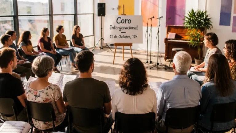 Castelo Branco recebe coro comunitário intergeracional na Fábrica da Criatividade