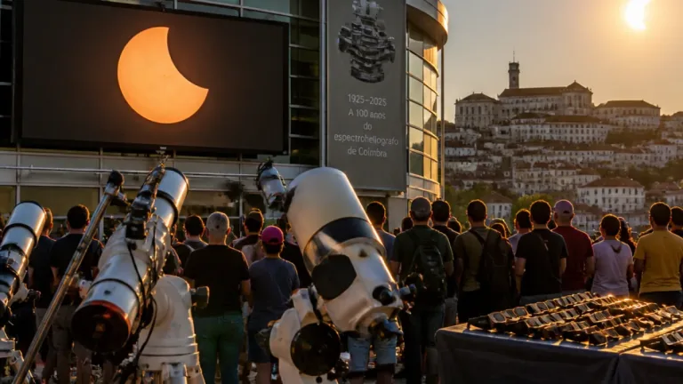 Coimbra prepara observação pública de eclipse solar com instrumentos centenários