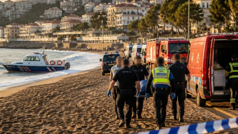 Corpo encontrado a flutuar na praia do Almirante Reis no Funchal mobiliza várias forças de segurança