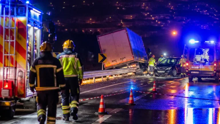 Despiste de camião no IC8 provoca morte e deixa jovem ferida em Pombal