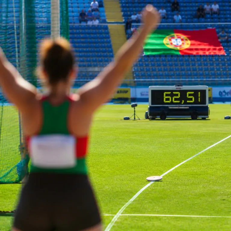 Irina Rodrigues conquista ouro no disco em Taranto com 62,51 m