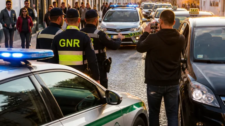 Detenção em Albufeira de representante dos TVDE provoca tensão durante operação da GNR