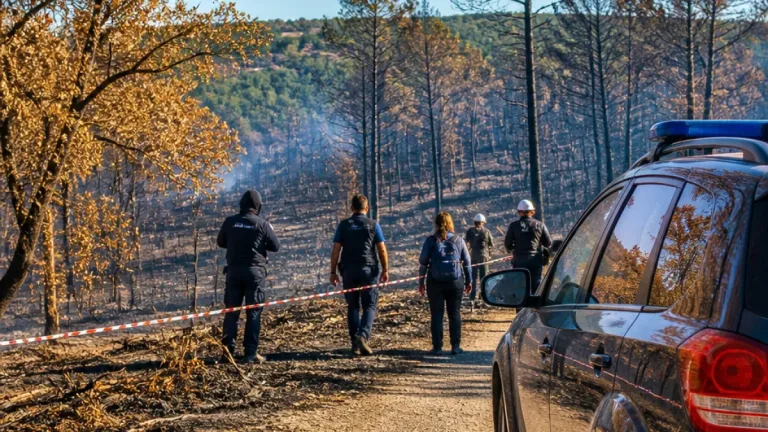 Detido em Abrantes homem suspeito de atear quatro incêndios florestais em Vale das Mós